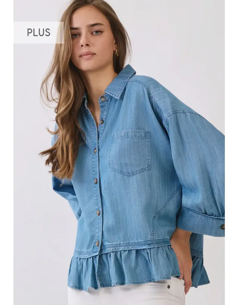 Chaddie Chambray Shirt/Jacket