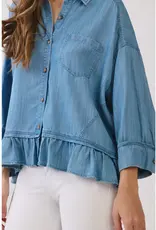 Chaddie Chambray Shirt/Jacket