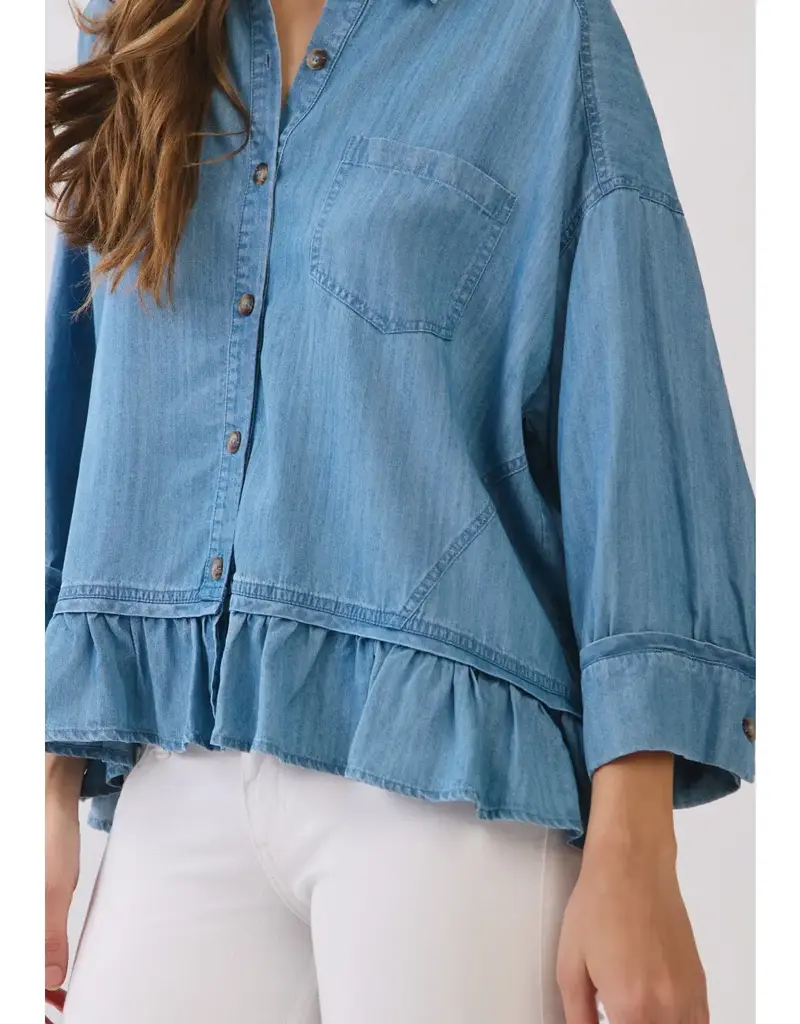 Chaddie Chambray Shirt/Jacket