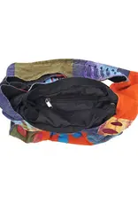 Flora and Fauna Patched Bohemian Hippie Boho Hobo Bag