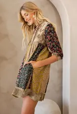 Chic Bohemian Stone-Washed Babydoll Dress