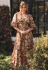 Margaret Printed Midi Dress