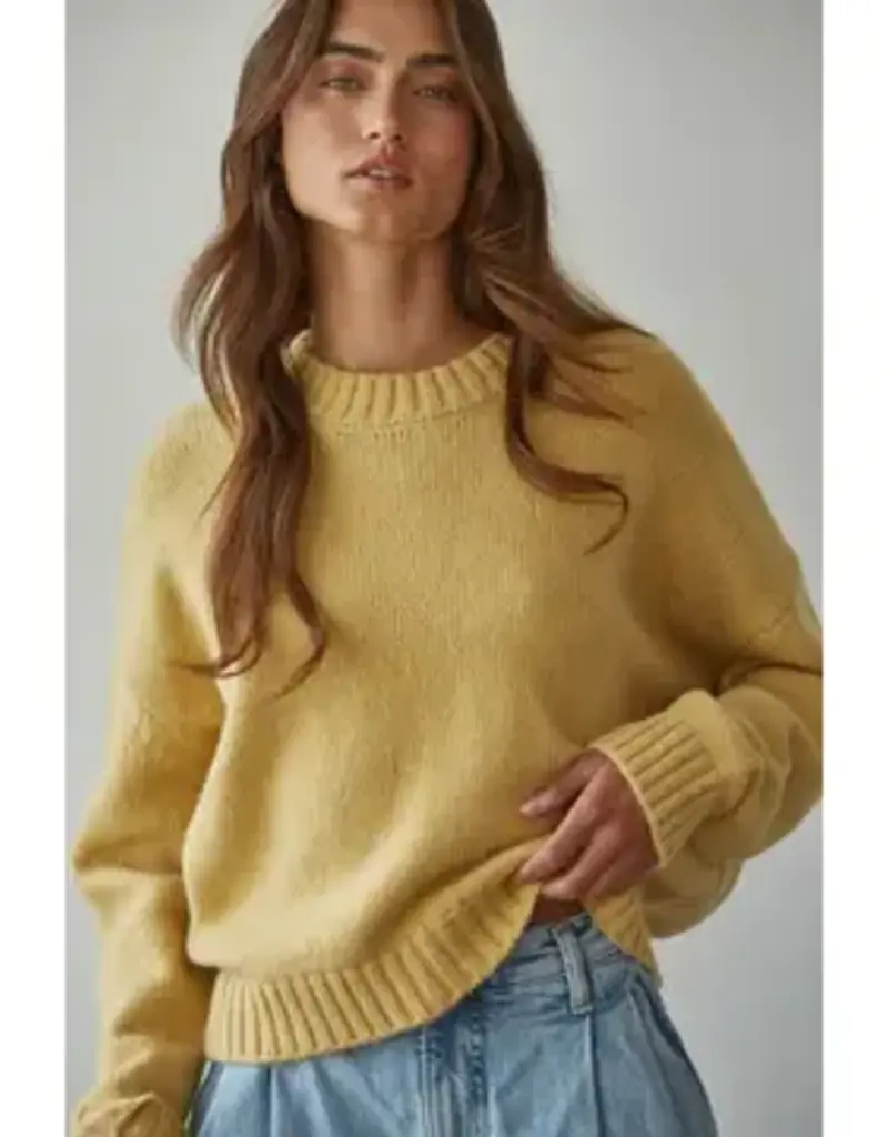 Comfy Soft Knit Crew Sweater