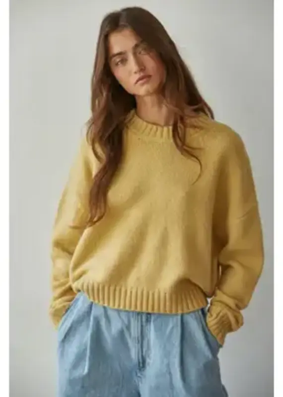 Comfy Soft Knit Crew Sweater