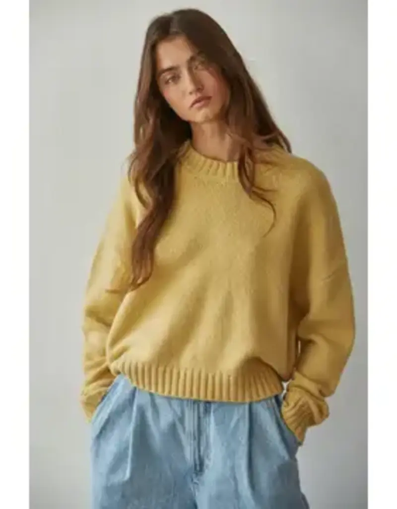Comfy Soft Knit Crew Sweater
