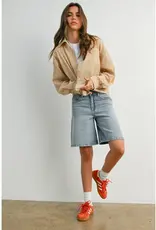 Sandy Striped Button-Up Layering Shirt