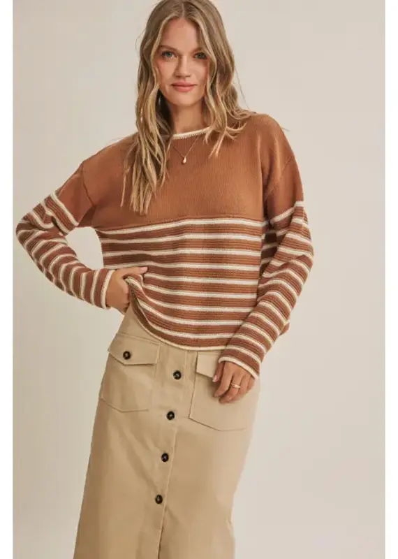 Roxann Cozy Cabin Relaxed Fit Sweater Top