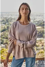 Darla Drop ShoulderTop with Side Slits
