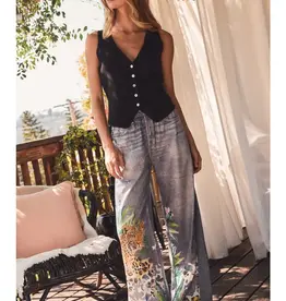 Susan Sublimation Printed Wide Leg Pants