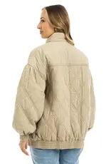 Garment Washed Trendy Luxe Oversized Jacket