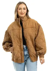 Garment Washed Trendy Luxe Oversized Jacket