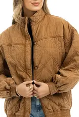 Garment Washed Trendy Luxe Oversized Jacket