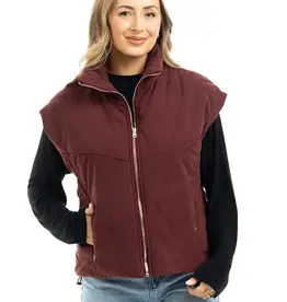Carly Corduroy Puffer Vest