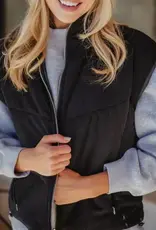 Carly Corduroy Puffer Vest