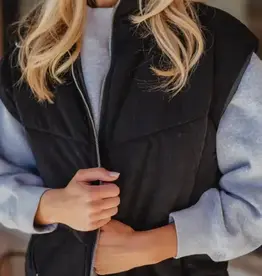 Carly Corduroy Puffer Vest