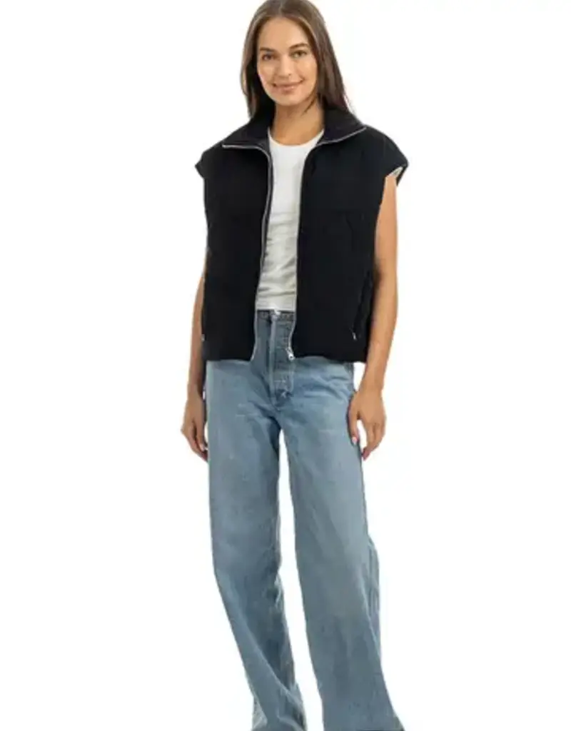 Carly Corduroy Puffer Vest