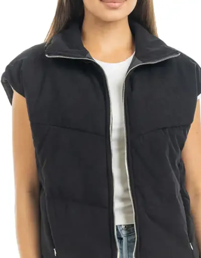 Carly Corduroy Puffer Vest