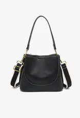 Adrianne Soft Hobo w/ Inner Bag - Black