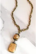 Sicily Short Necklace - Jasper