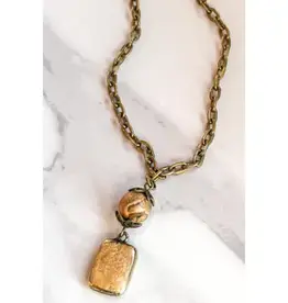 Sicily Short Necklace - Jasper