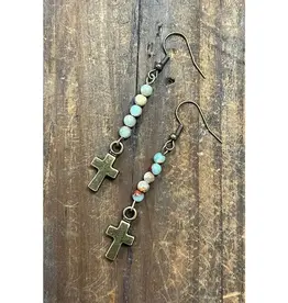 Kara Earrings Imperial Jasper