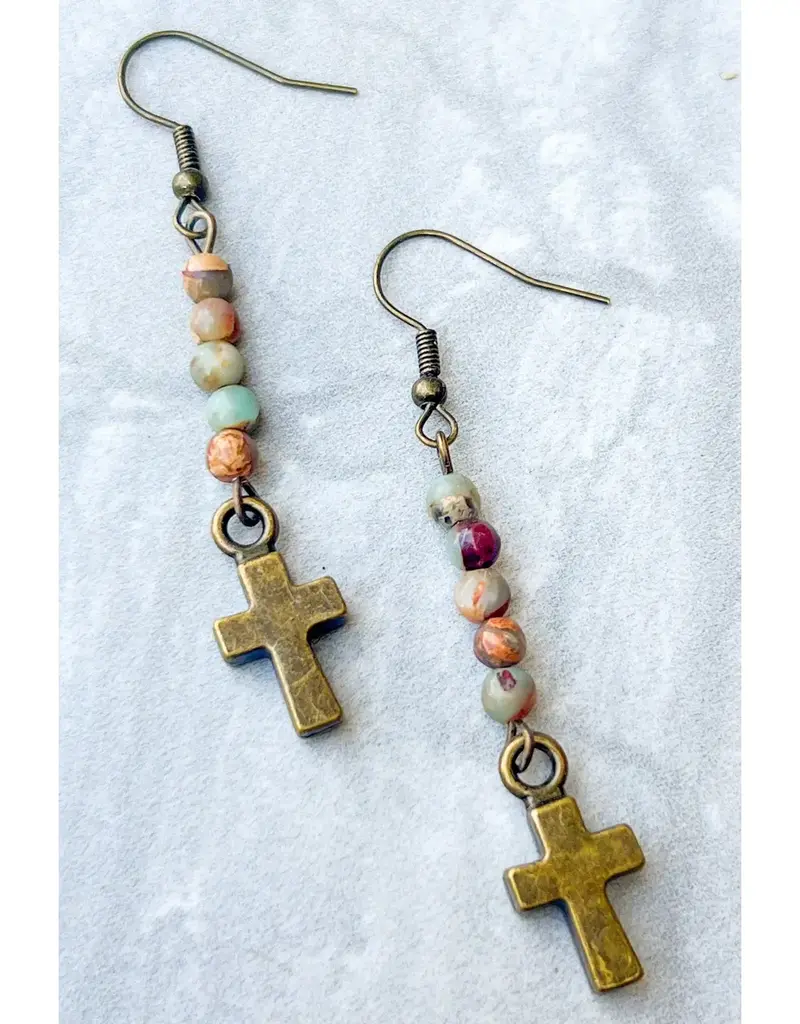 Kara Earrings Imperial Jasper