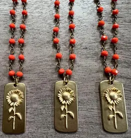 Sunflower Vintage Necklace