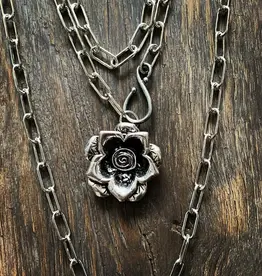Roseanne Necklace - Silver