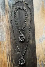 Roseanne Necklace - Silver