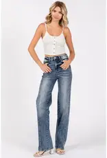 Holly High Rise Stretch Relaxed Straight