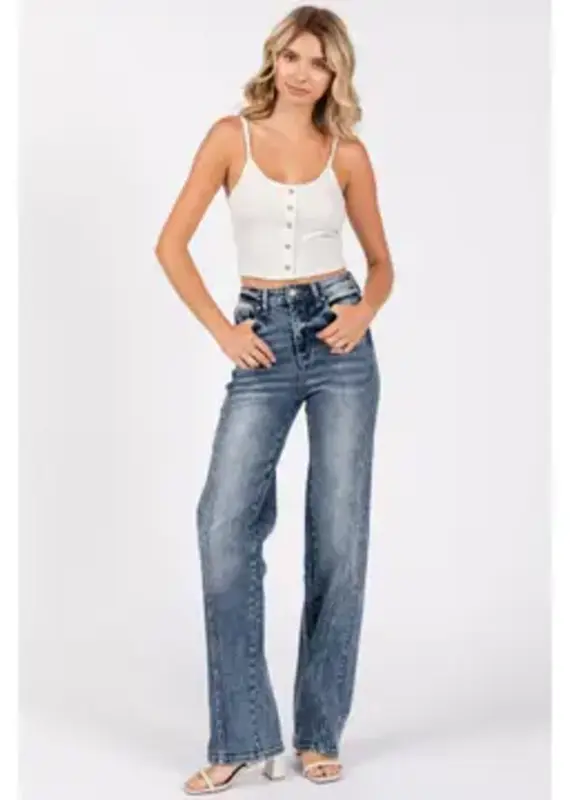 Holly High Rise Stretch Relaxed Straight
