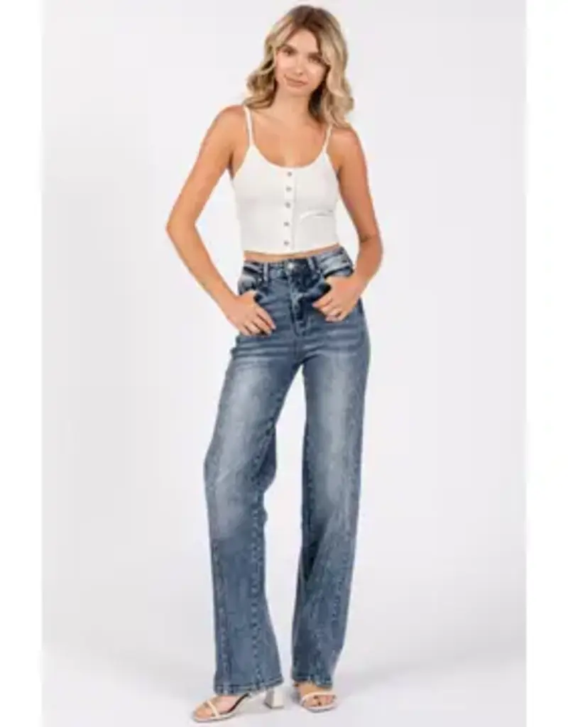 Holly High Rise Stretch Relaxed Straight