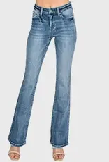 Madilyn Mid Rise Stretch Classic Bootcut Jeans