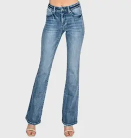 Madilyn Mid Rise Stretch Classic Bootcut Jeans