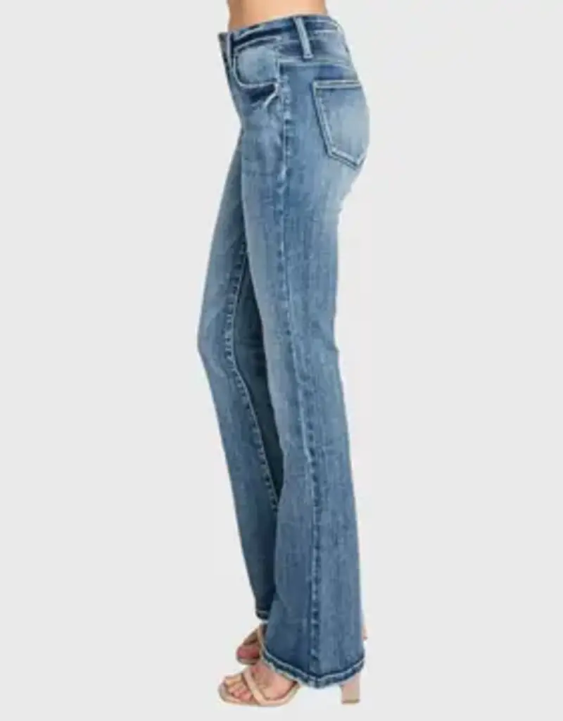 Madilyn Mid Rise Stretch Classic Bootcut Jeans