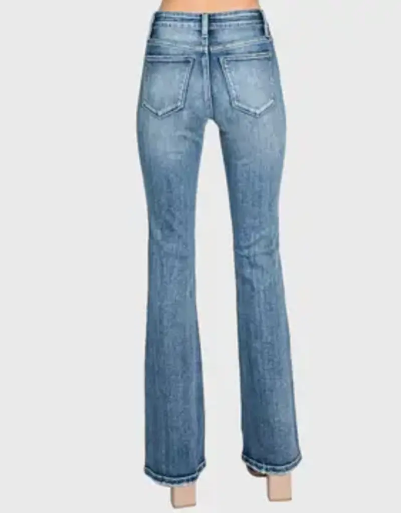 Madilyn Mid Rise Stretch Classic Bootcut Jeans