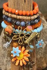 Baby's Got Her Blue Jeans On Charm'd Bracelet Set