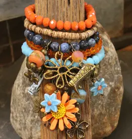Baby's Got Her Blue Jeans On Charm'd Bracelet Set