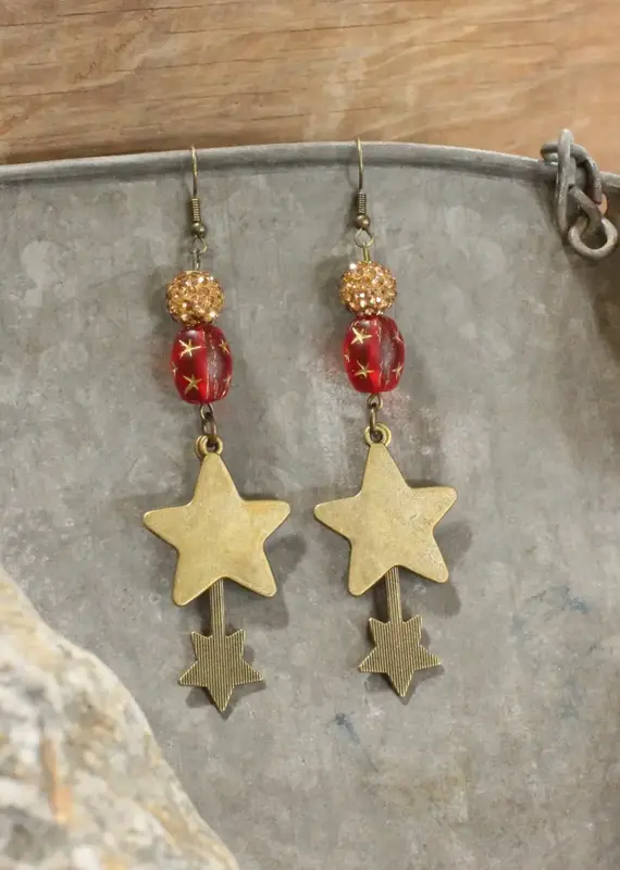 Falling Star Dangle Earrings