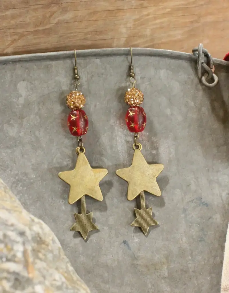 Falling Star Dangle Earrings
