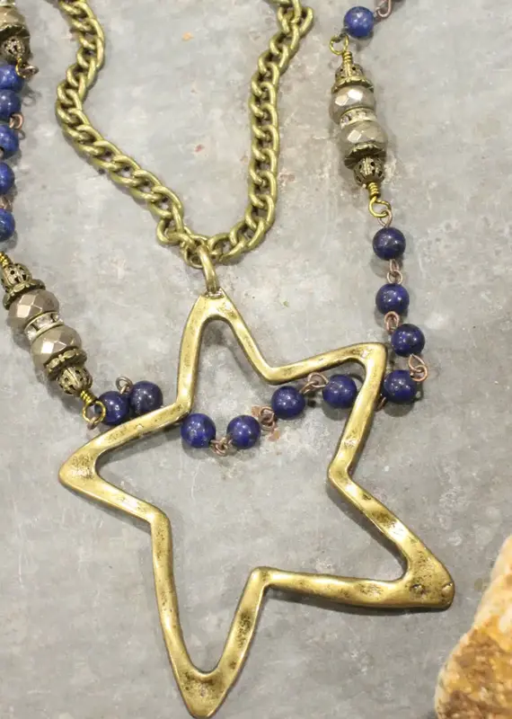 Falling Stars Layered Necklace