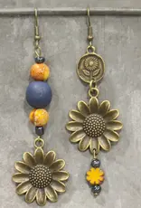 Fields of Sunflowers Dangle Earrings