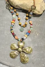 Fun in the Sun Flower Layered Leather