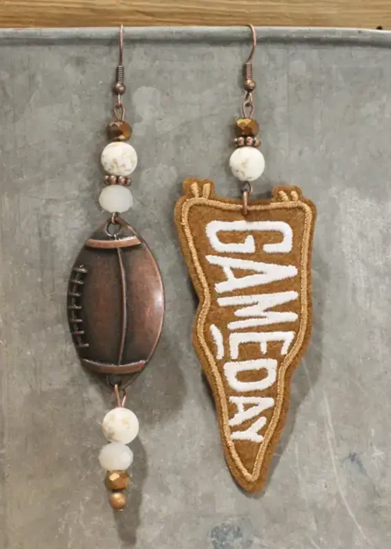 Game Day Fun Dangle Drop Earrings