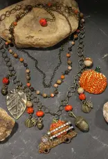 Picking Pumpkins Charm'd Necklace