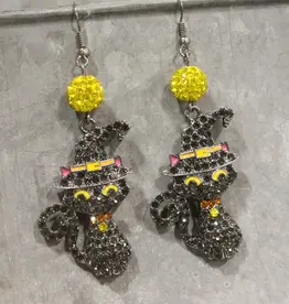 Purrrfect Kitty Dangle Earrings