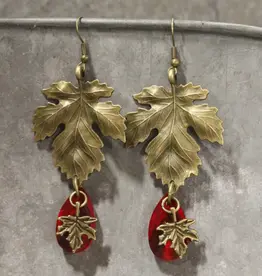 Red Maples Are My Favorite Dangle Earrings