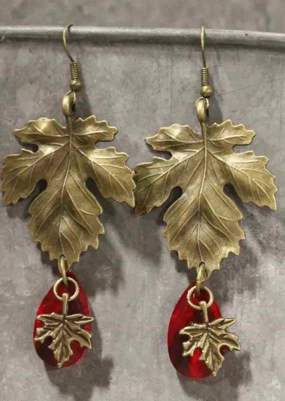 Red Maples Are My Favorite Dangle Earrings