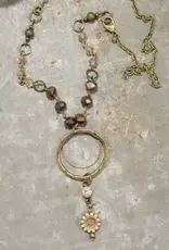 Simply Charming Rich Brown Necklace
