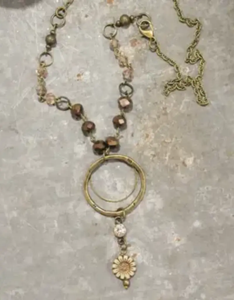 Simply Charming Rich Brown Necklace